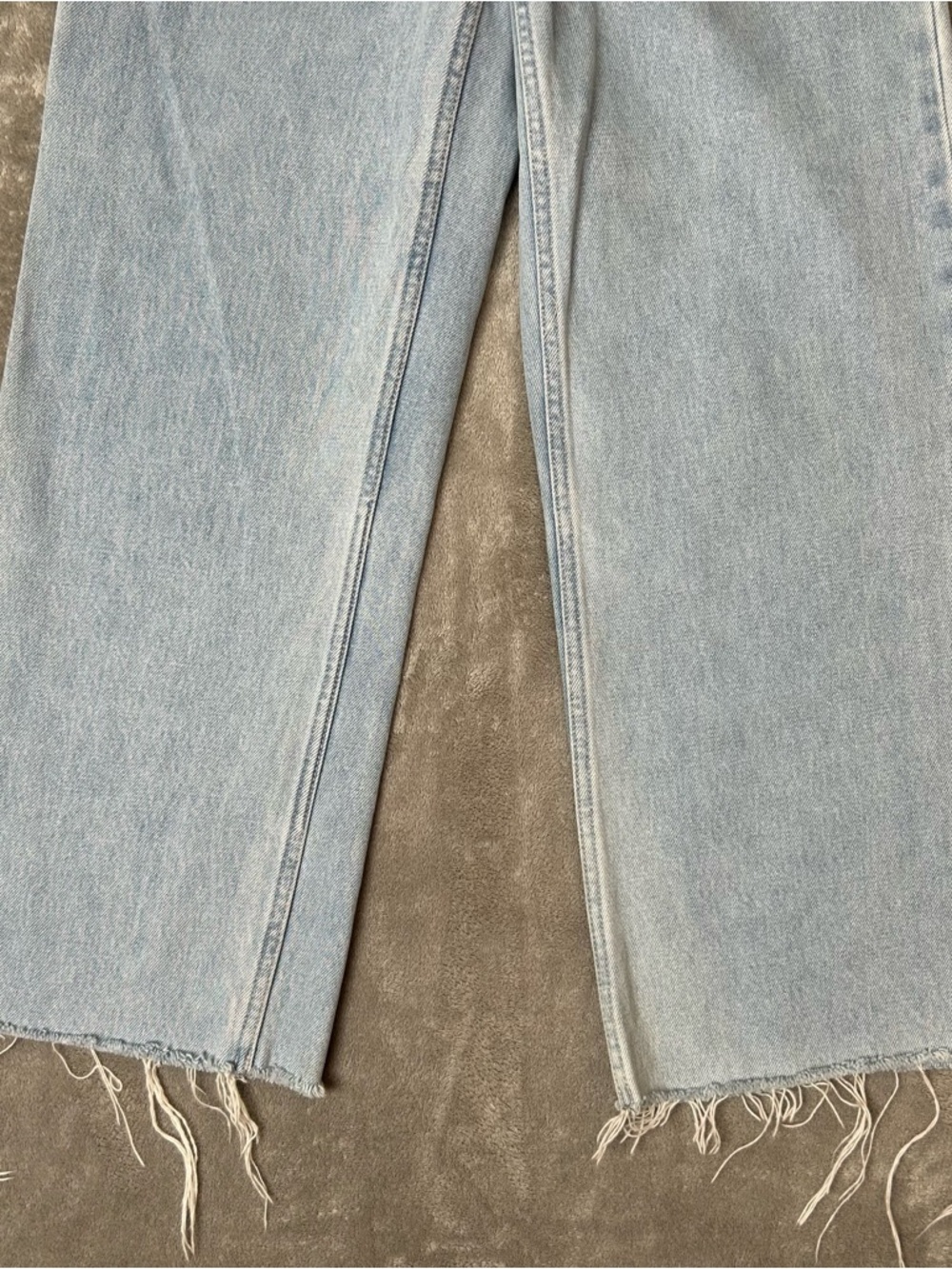 Assembly Label Jeans Straight Relaxed Fit Blue Denim Jeans Women’s Size 8 - Picture 4 of 16